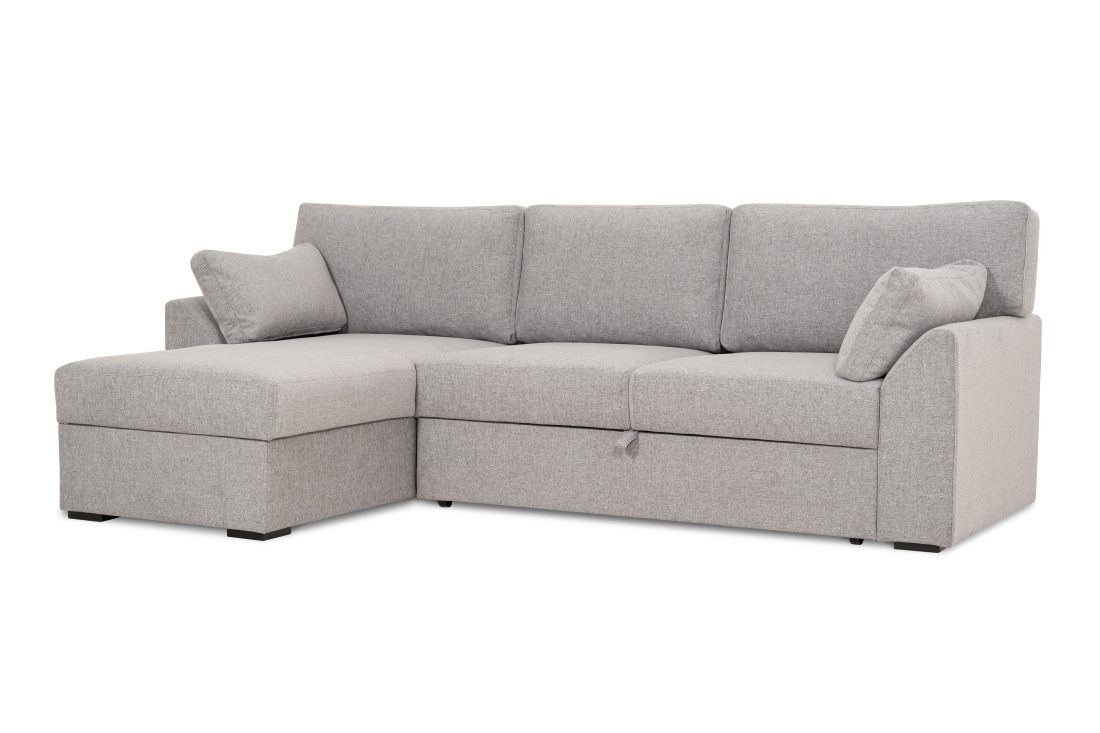 SAMUEL maža kampinė sofa-lova