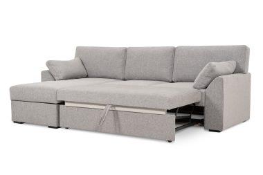 SAMUEL maža kampinė sofa-lova