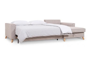 SAND maža kampinė sofa-lova